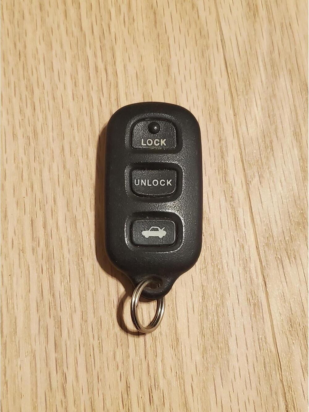 OEM Toyota Car Key Remote Fob with Lock, Unlock & Panic Buttons